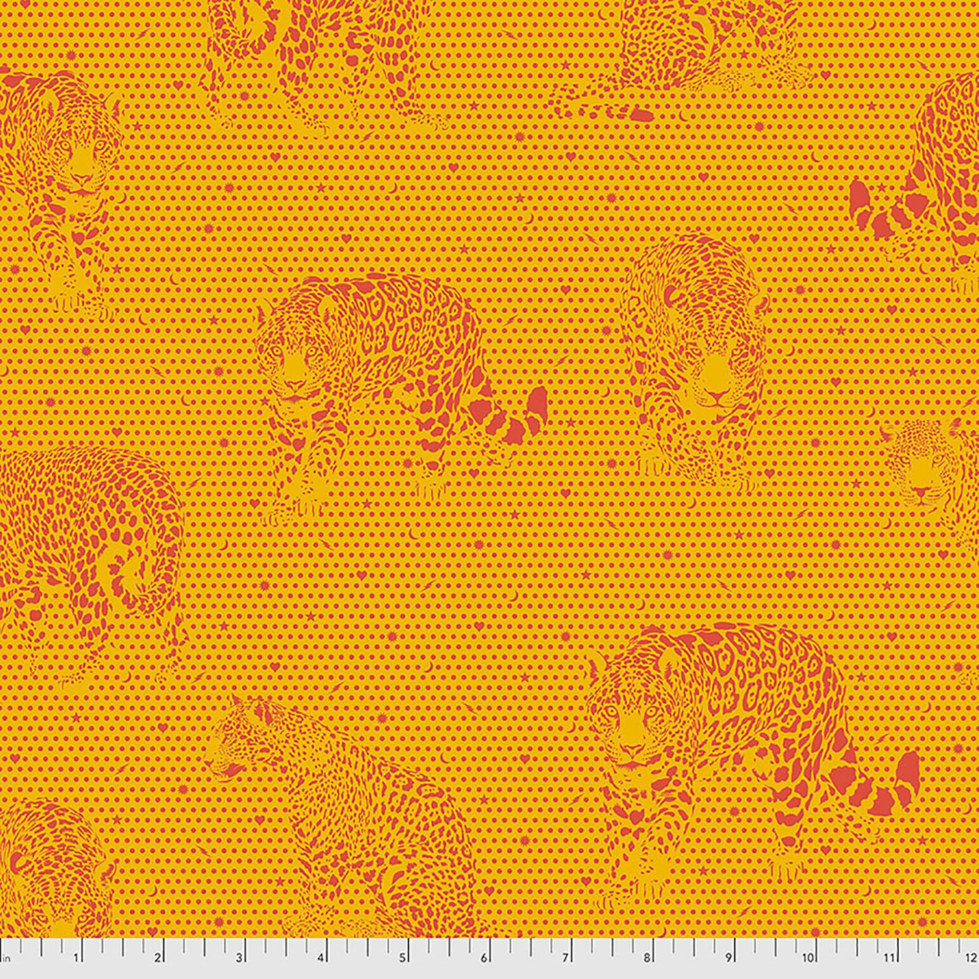 Daydreamer - Lil Jaguars -  Papaya Fabric
