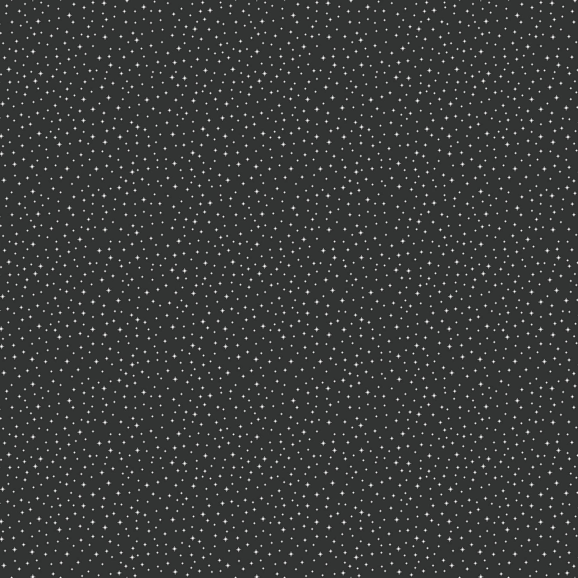 Peppermint - Twinkle Stars Charcoal Fabric