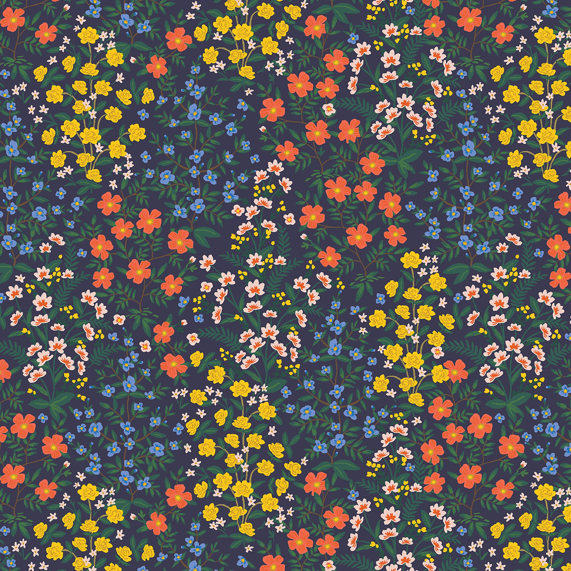 Camont - Wildwood Garden Navy Fabric