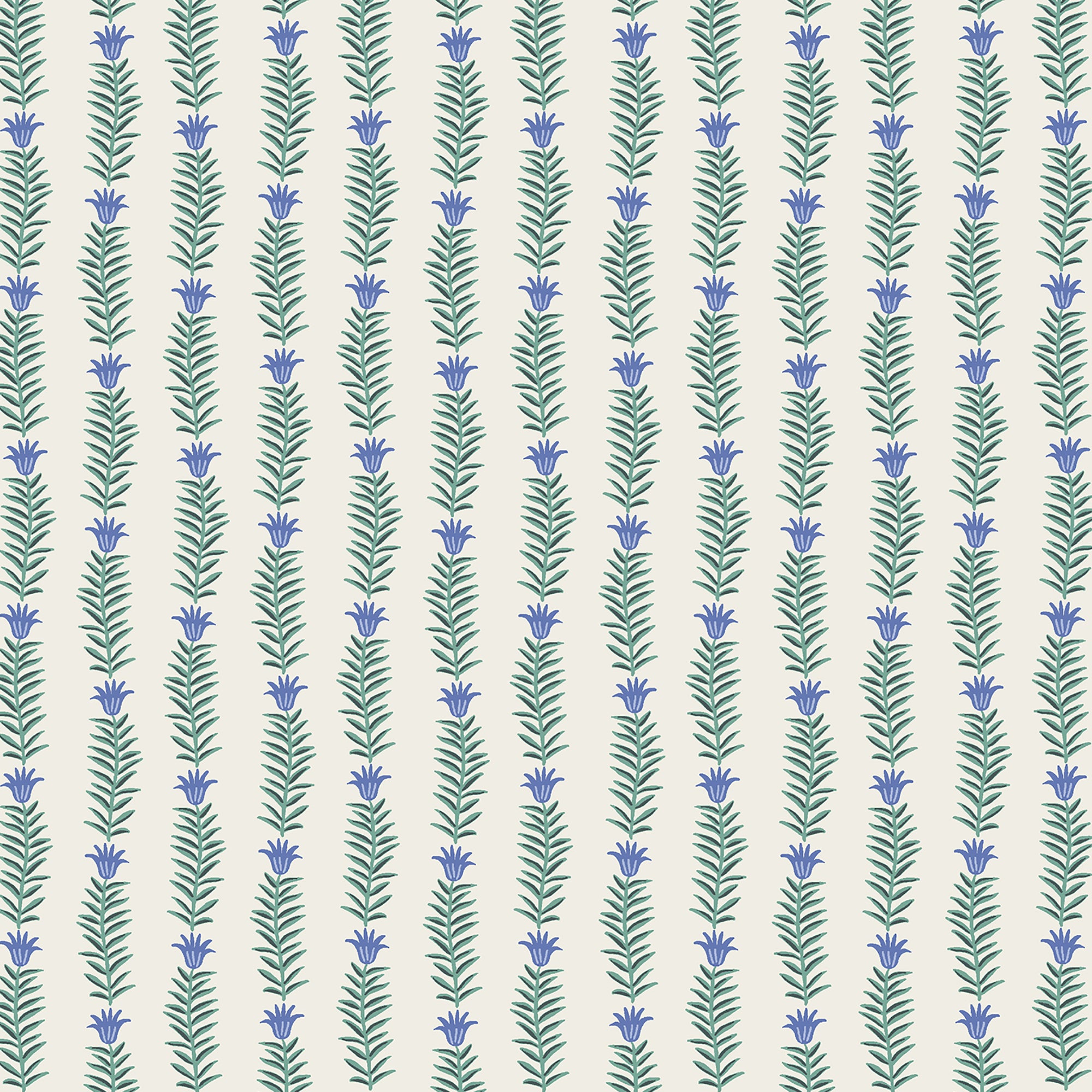 Camont - Rousseau Vine Blue Fabric