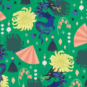 Dragons & Lanterns - Fierce Green