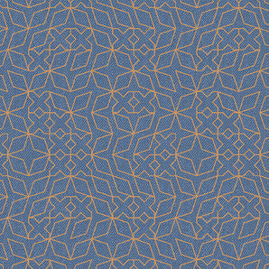 Almost Blue - Stitch in Washed Metallic Fabric