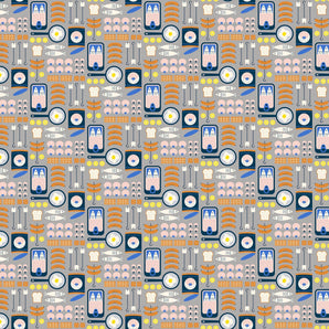 Around the Campfire - Tin Lunch Fabric