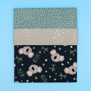 Navy Koala Pillowcase Kit