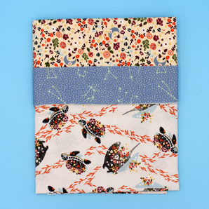 Ocean in Orange Pillowcase Kit