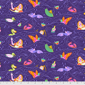 Curiouser & Curiouser - Sea of Tears Daydream Fabric