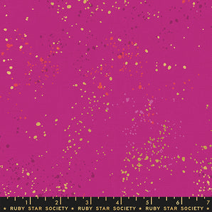 Speckled - Metallic Berry Canvas