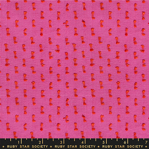 Warp Weft Mystic Fable Pink Flicker Wovens Dot