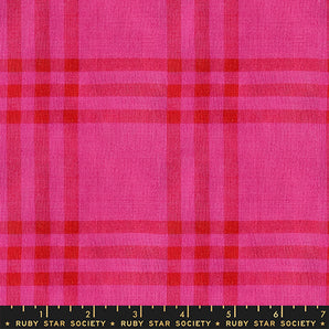 Warp Weft Mystic Fable Pink Wovens Plaid