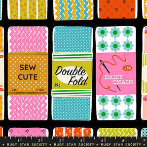 1 800 Notion - Sew Cute Novelty Ephemera Trims Black