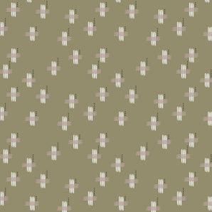 Camp Creek - Hashmarks Forest Floor Fabric