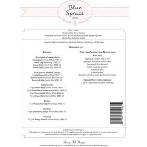 Blue Spruce Quilt Pattern