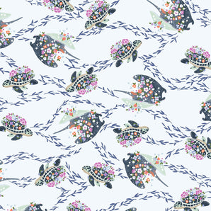 Cosmic Sea - Make Waves - Hazy Days Fabric