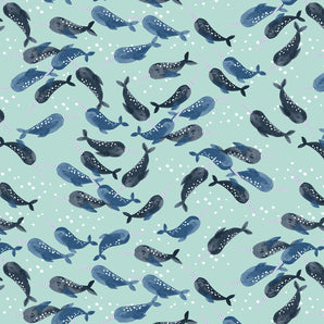 Cosmic Sea - Unicorn of the Sea - Blue Dream Fabric