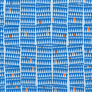 Collection CF - Arrows Blue Fabric
