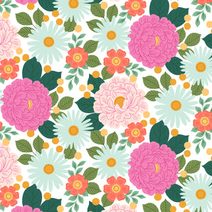 Floral Daydream First Light Fabric | Wildflora