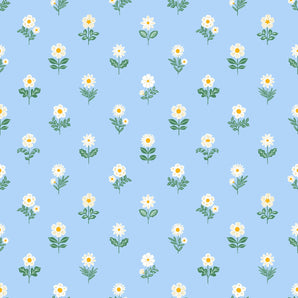 Petit Bouquet Perfect Sky Fabric | Wildflora