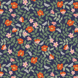 Primrose Navy Fabric