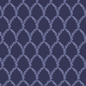 Laurel Navy Fabric