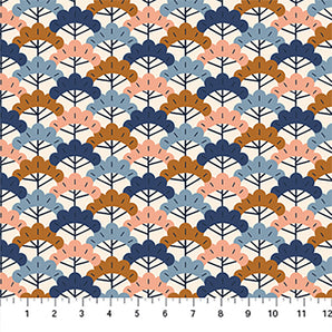 Kingyo - Bonsai Trees Fabric