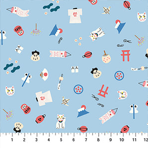 Kingyo - Japan Symbols Fabric