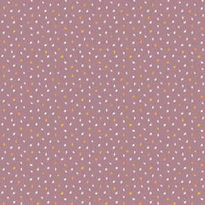 Summer's End - Ditsy Leaves Plum Fabric