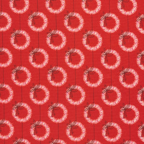 Christmas Past - Winter Wreaths Fabric