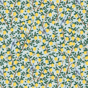 Camont - Lemon Mint Metallic Fabric