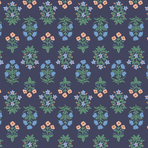 Camont - Menagerie Mugal Navy Fabric
