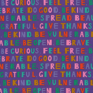 Universal Love - Mindful Reminders Fabric