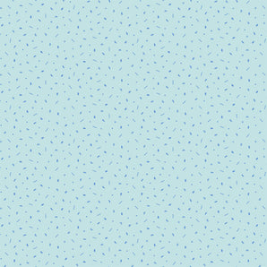 Around the Campfire - Ditsy Sky Blue Fabric