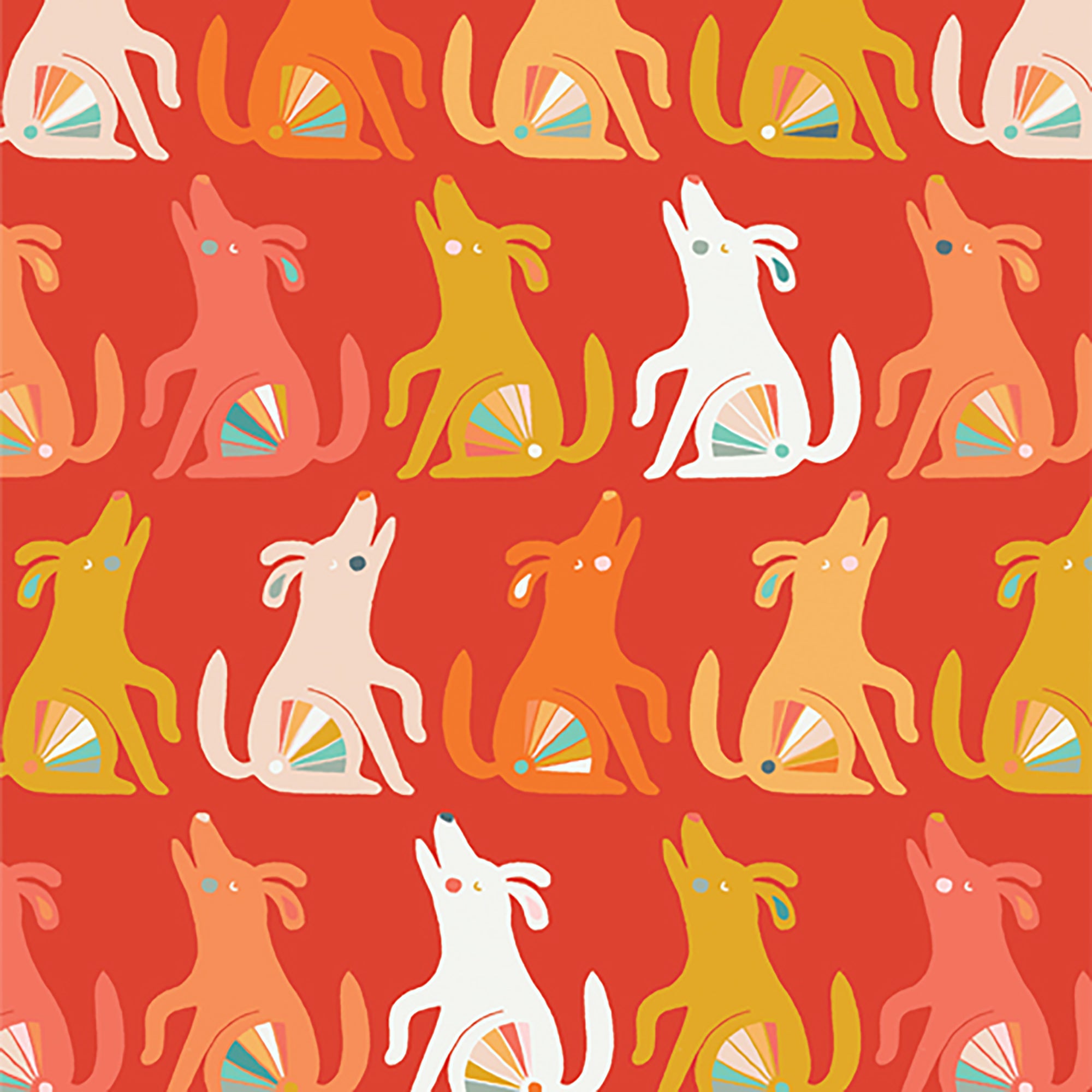 Oh Woof - Happy Howl Fabric