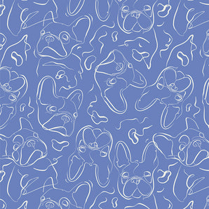 Periwinkle - Frenchie Serene Fabric