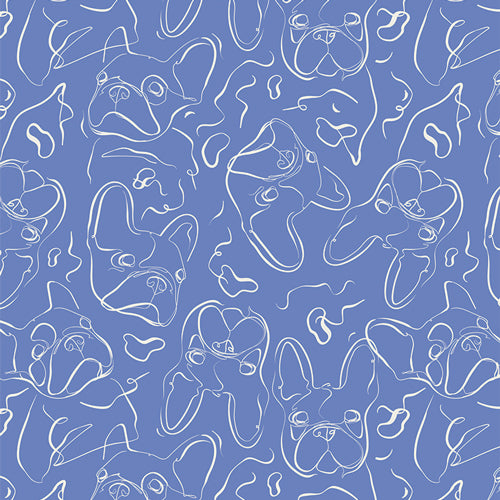 Periwinkle - Frenchie Serene Fabric