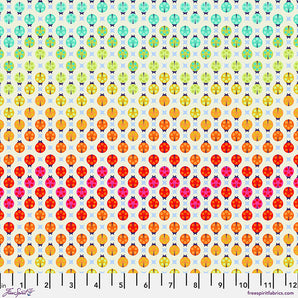 Tiny Beasts - Painted Ladies Glow Fabric