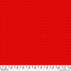 True Colors - Tiny Dots Watermelon Fabric