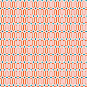 Sunburst - Good Vibes Tangerine Fabric