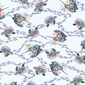 Cosmic Sea - Make Waves - Hazy Days Fabric