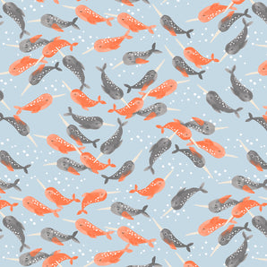 Cosmic Sea - Unicorn of the Sea - Sun Beam Fabric