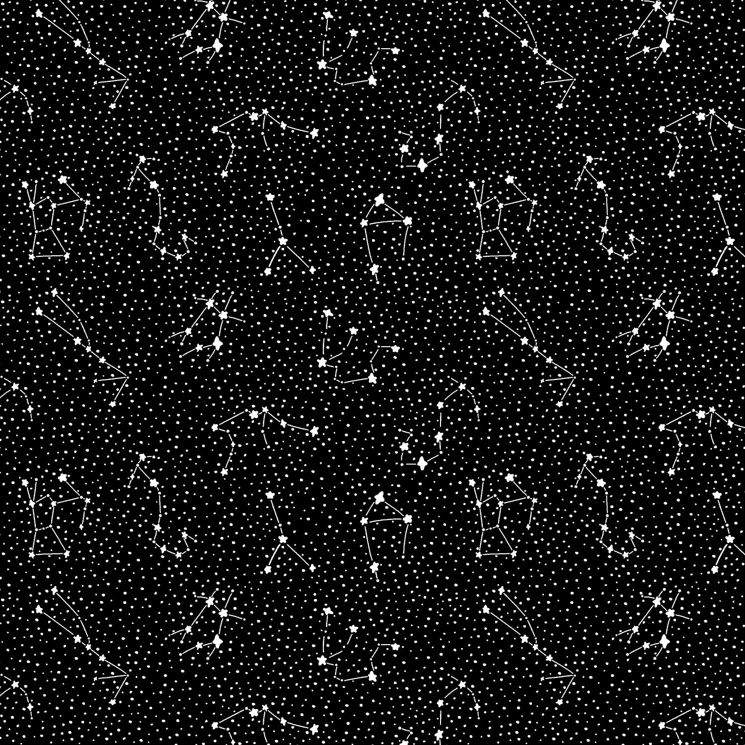 Cosmic Sea - Galaxy - Black Fabric