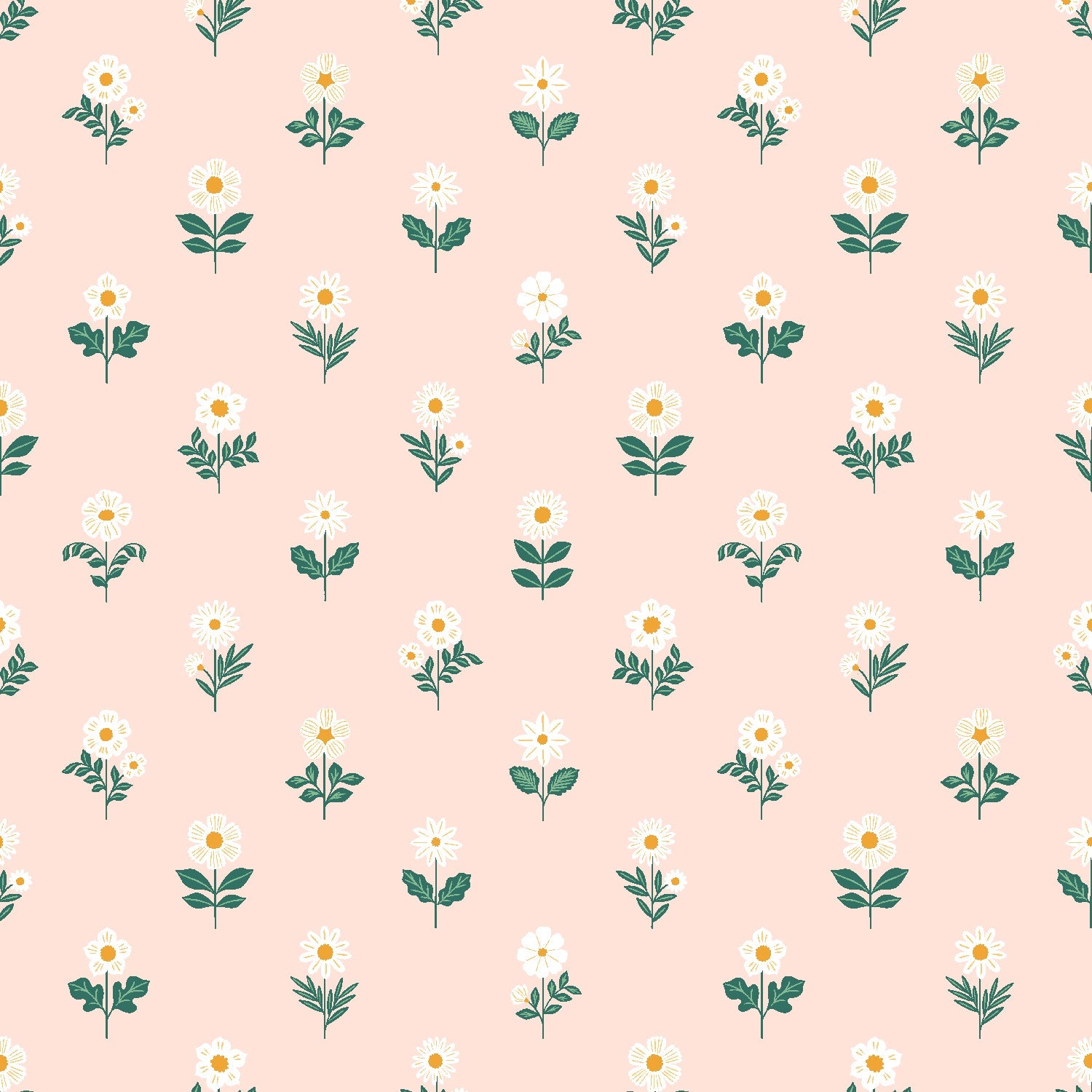 Petit Bouquet Pink Wink Fabric | Wildflora