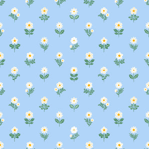 Petit Bouquet Perfect Sky Fabric | Wildflora