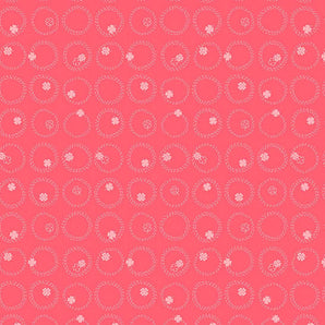 Lucky Charms - Clovers Pink Fabric