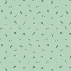 Lucky Charms - Lucky Elephant Mint Fabric