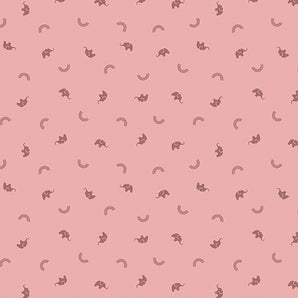 Lucky Charms - Lucky Elephant Rose Fabric