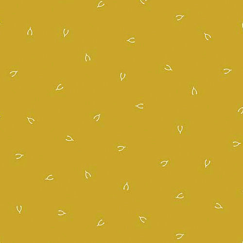 Lucky Charms - Wishbone Mustard Fabric