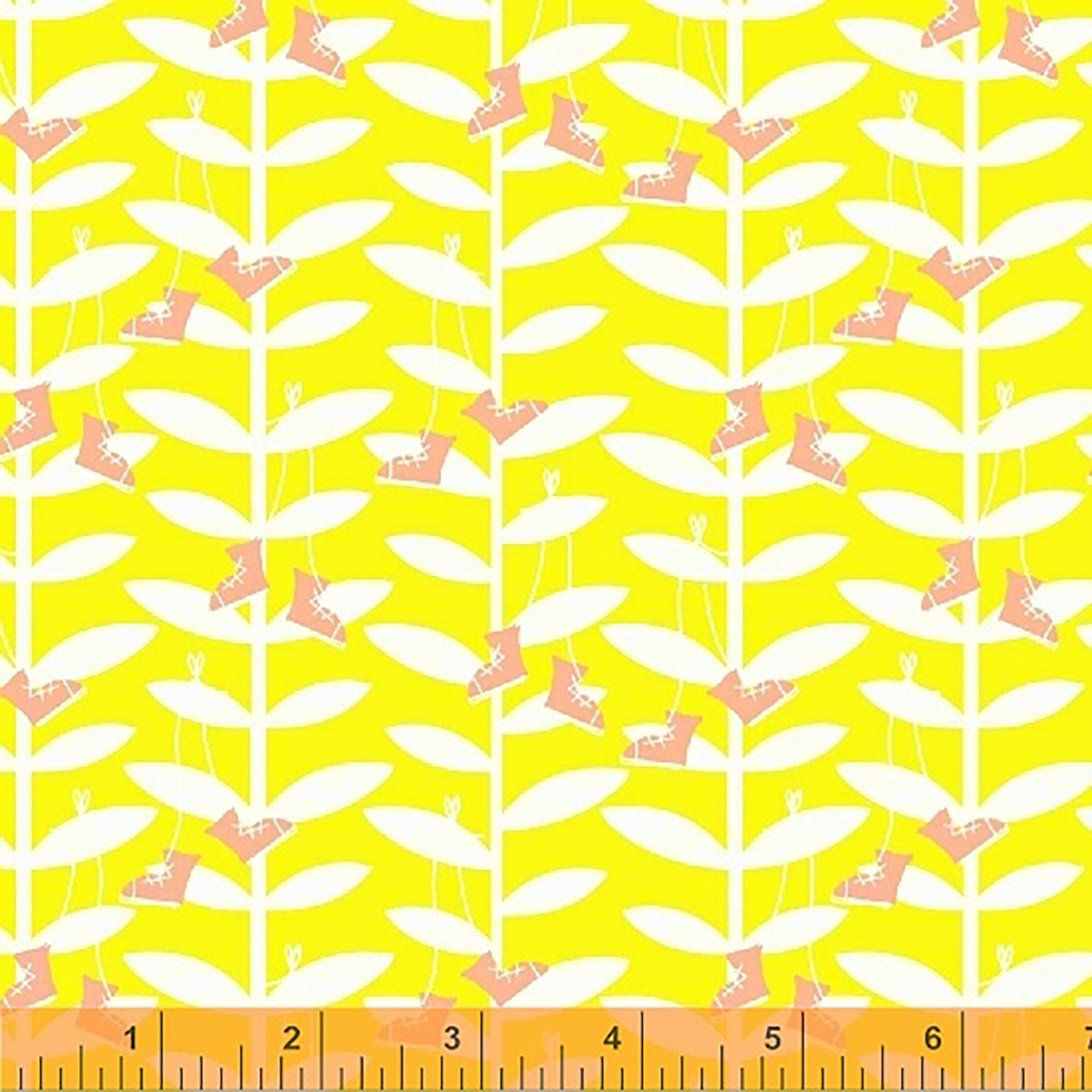 Playground - Beanstalk Yellow Fabric