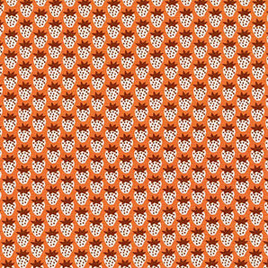 Paintbox - Strawberries Creamsicle Fabric