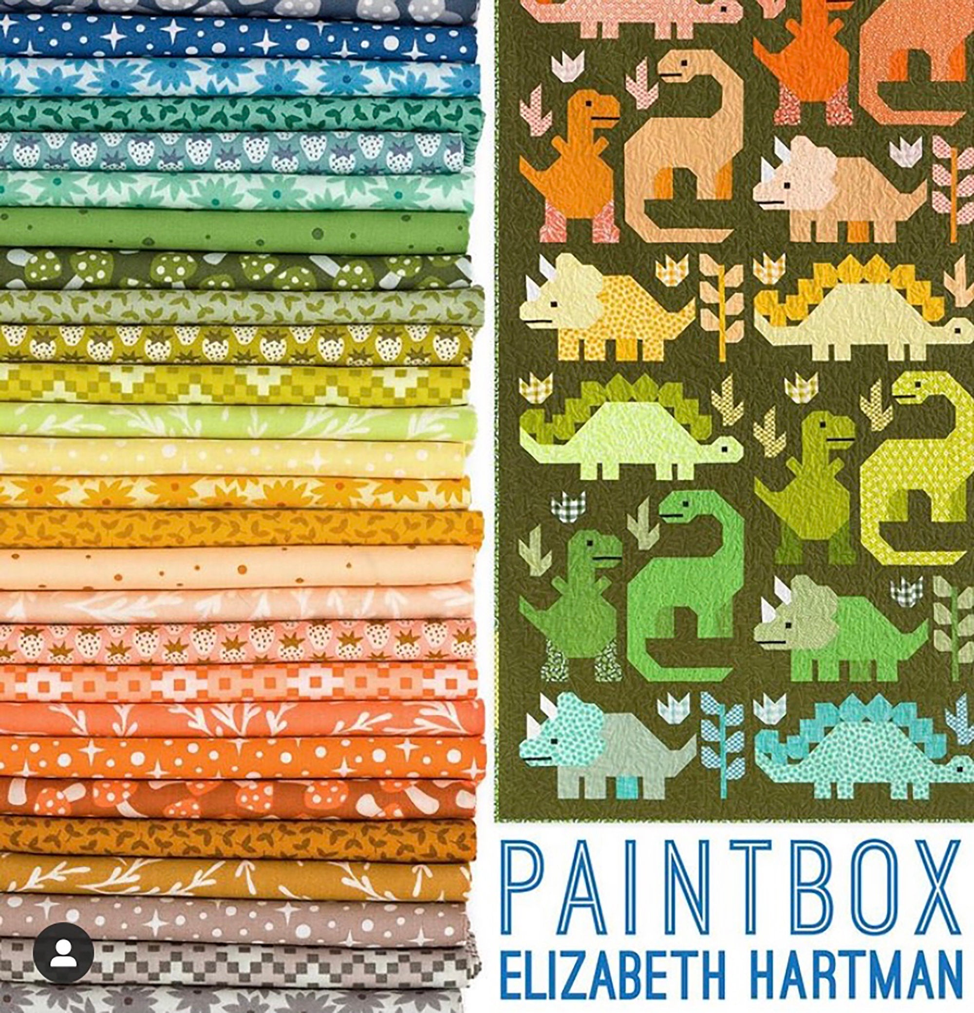 Paintbox - Leaves Grellow Fabric