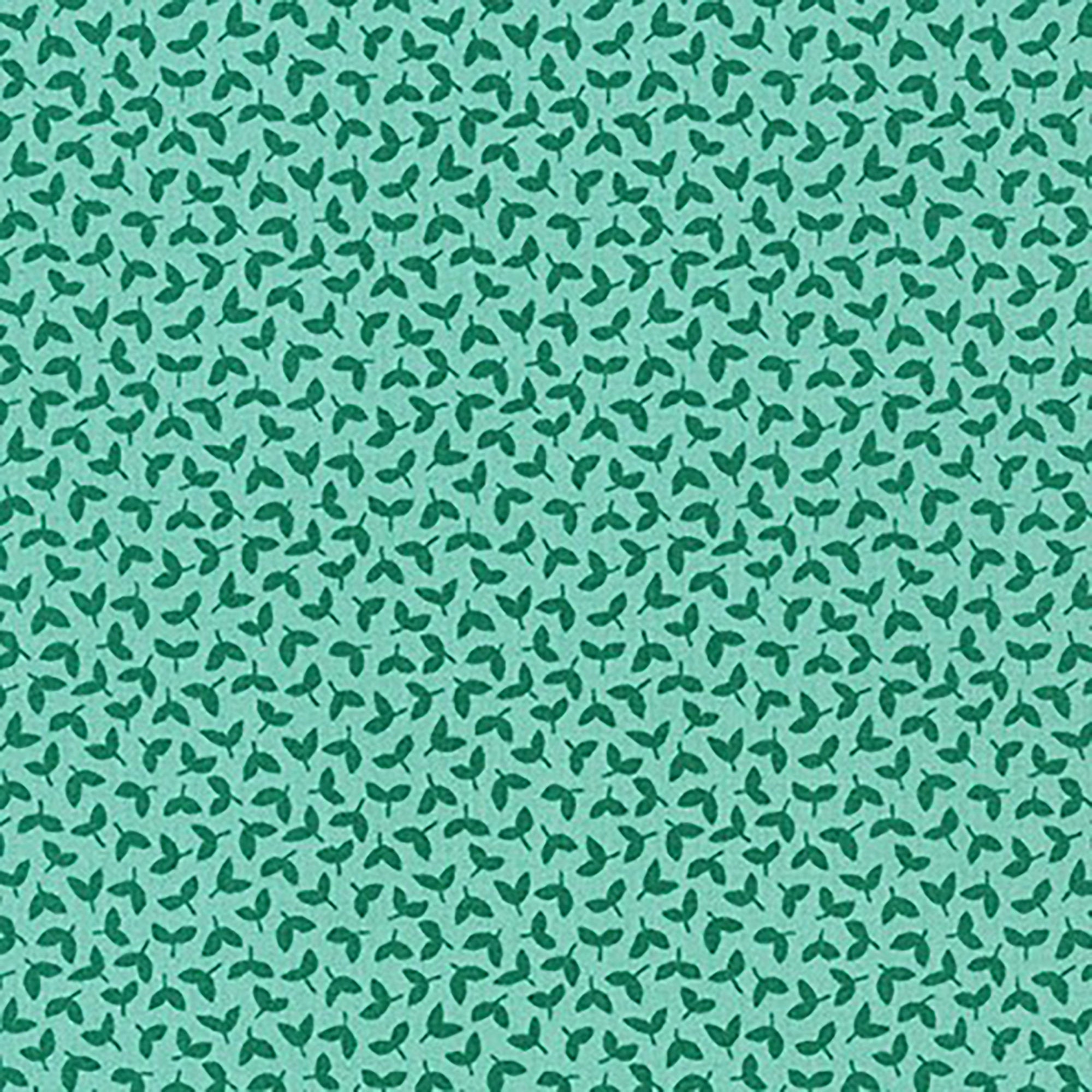 Paintbox - Leaves Aloe Fabric
